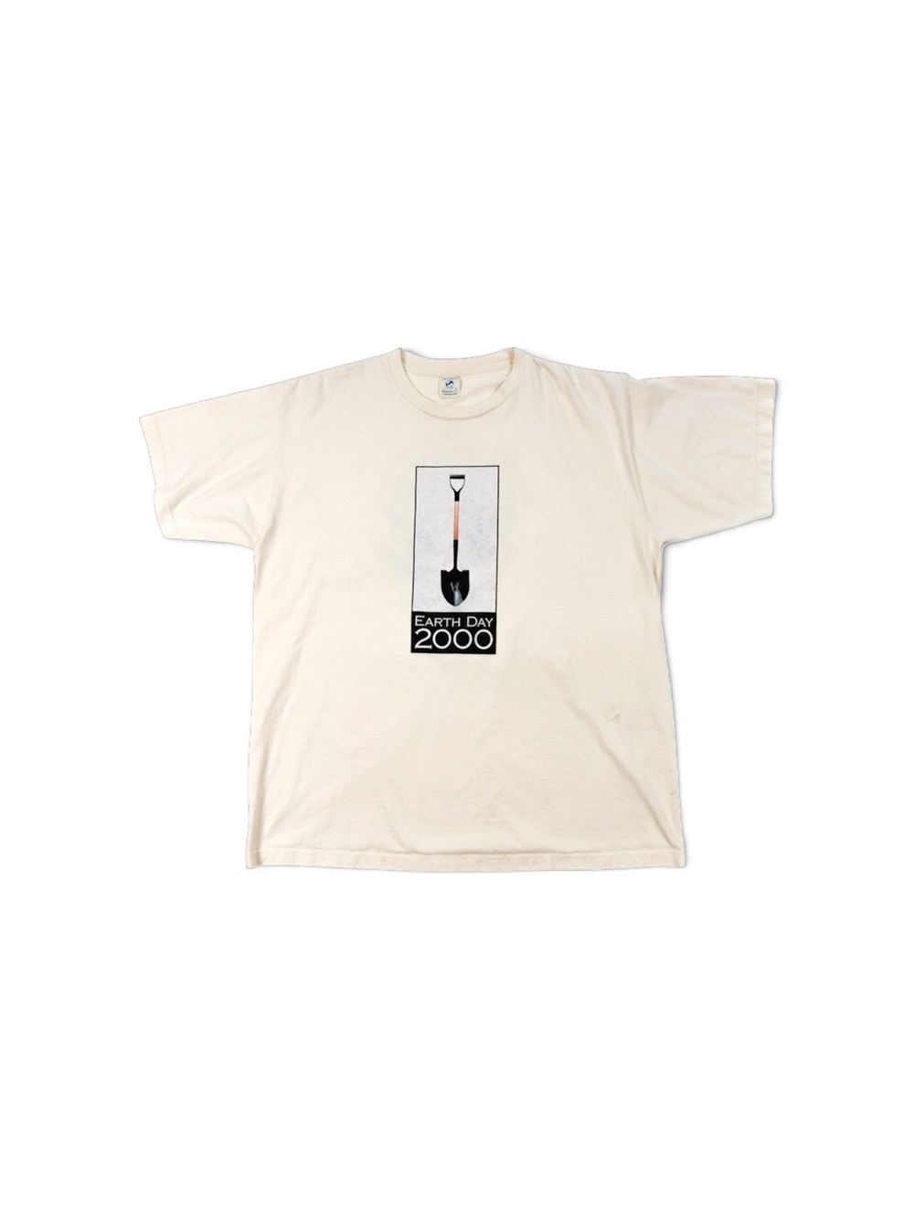 VTG Patagonia T Shirt Mens XL Beneficial T's Earth Day 2000 Off-White USA Made